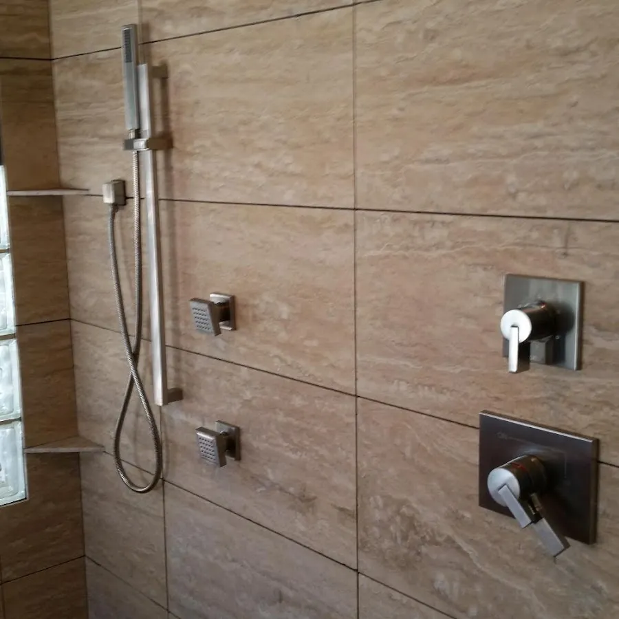 Shower fixture installation for Water Heater Replacement in Inwood